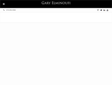 Tablet Screenshot of garyelminoufi.com